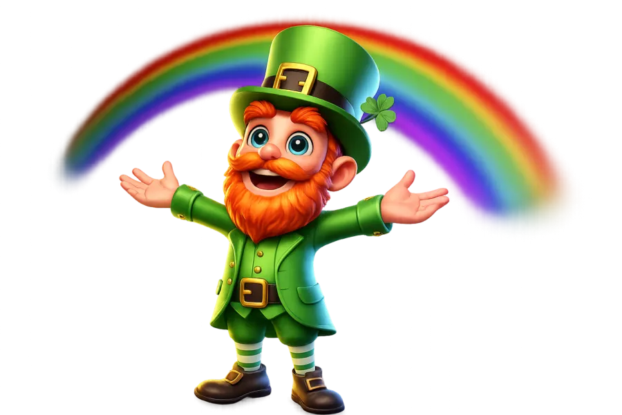 Lucky themed illustration